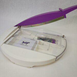 Purple Cows Photo Timmer 8" Blade with Storage Bins Scrapbooking Paper Cutter